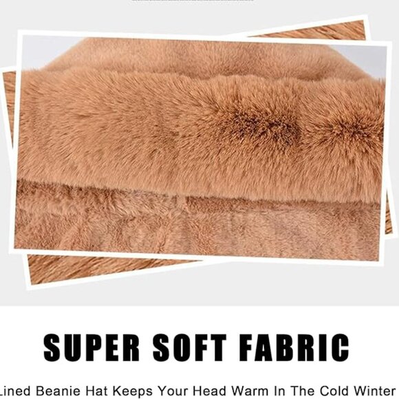 Slouchy Fleece Beanie Winter Hat - Picture 5 of 6